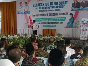 Dukung Inovasi Layanan Kesehatan Ibu dan Anak, Bupati KSB Luncurkan Aplikasi “SIGAP IBU”