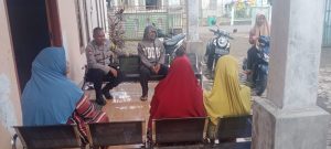 Sosialisasi TPPO kepada Masyarakat Binaan di Desa Bakat Monteh, Bhabinkamtibmas Tekankan Pentingnya Menyaring Informasi