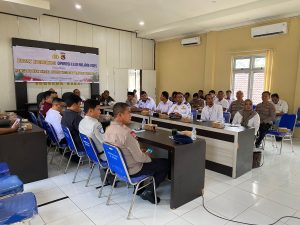 Polres Sumbawa Barat Gelar Rapat Koordinasi Jelang Operasi Lilin Rinjani 2025/2026