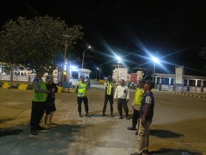 Personel Piket Jaga Intensifkan Patroli, Imbau Masyarakat Pengguna Jasa Penyebrangan