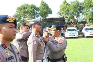 Kapolres Sumbawa Barat Pimpin Apel Gelar Pasukan Operasi Ketupat, Siap Jaga Kamtibmas Idul Fitri 1447 H