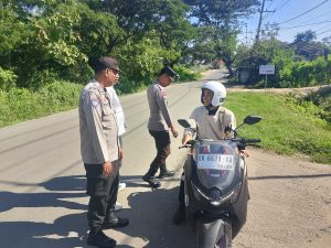 Polsek Maluk Gelar Razia KRYD, Situasi Aman dan Kondusif