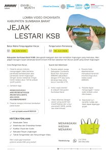 AMMAN Ajak Warga KSB Rayakan Hari Lingkungan Hidup Sedunia 2026 Lewat Tiga Lomba Kreatif AMMAN Ajak Warga KSB Rayakan Hari Lingkungan Hidup Sedunia 2026 Lewat Tiga Lomba Kreatif
