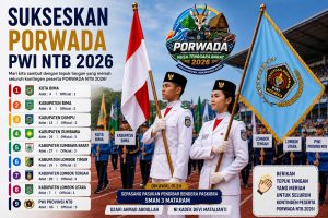 Sekitar 300 Orang Ikut Porwada PWI NTB 2026, Gubernur Iqbal Dijadwalkan Hadir Sekitar 300 Orang Ikut Porwada PWI NTB 2026, Gubernur Iqbal Dijadwalkan Hadir